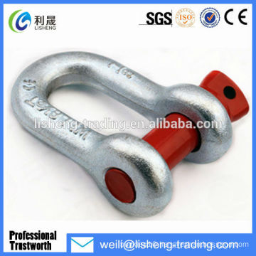 Iron US Type Forged G210 Screw Pin D Shackle